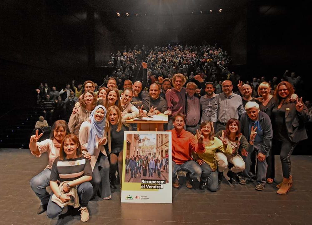 Entusiasme i convicció d’èxit en l’acte central de la campanya de Som Poble-ERC al Vendrell