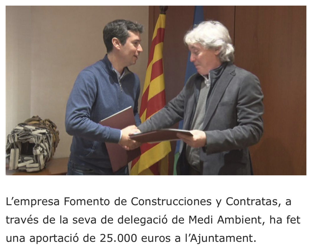 Nota de premsa sobre el patrocini de FCC a la capitalitat de la cultura catalana del Vendrell 2020